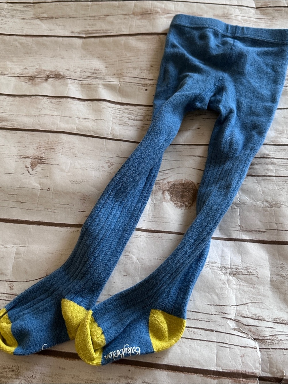 Baby Boden blue tights